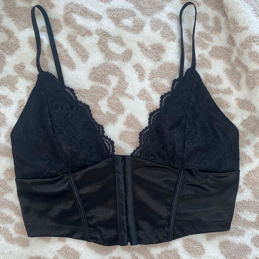 Black Corset Top Size Small